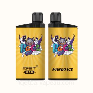 Nicotine Free IGET Bar Disposable Vape 3500 Puffs Mango Ice