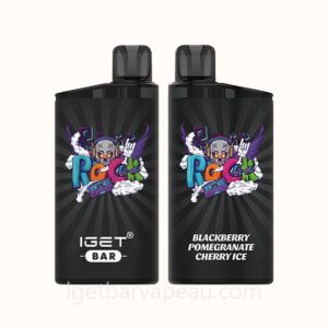 IGET Bar Disposable Vape with 3500 Puffs Blackberry Pomegranate Cherry Ice