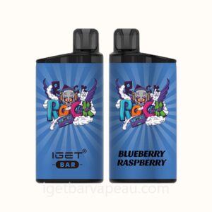 IGET Bar Disposable Vape with 3500 Puffs Blueberry Raspberry