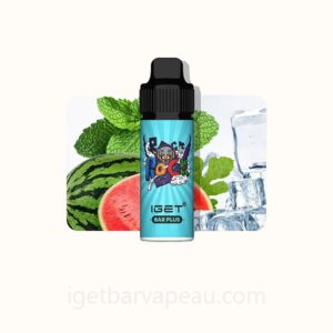 IGET Bar Plus Vape Kit 6000 Puffs Watermelon Mint Ice