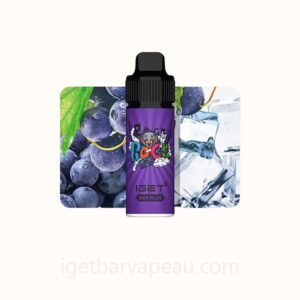 IGET Bar Plus Vape Kit 6000 Puffs Grape Ice
