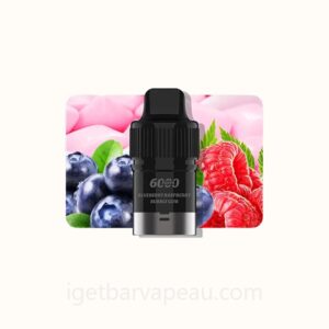IGET Bar Plus Replacement Vape Pods 6000 Puffs Blueberry Raspberry Bubble Gum