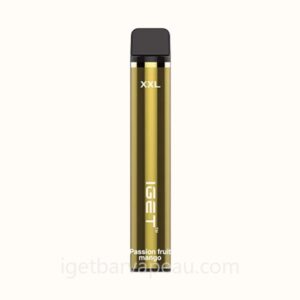 IGET XXL Nicotine Free Disposable Vape 1800 Puffs Passion Fruit Mango