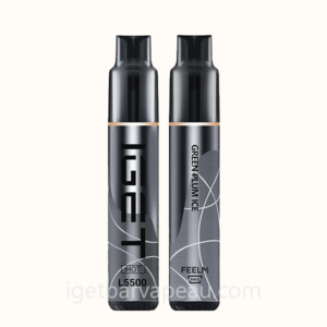 IGET HOT 5500 Puffs Disposable Vape - Premium Experience Green Plum Ice
