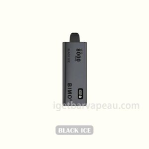 BIMO 8000 Puffs Black Ice A Bold and Bracing Blast of Menthol