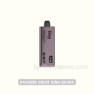 BIMO 8000 Puffs Passion Fruit Kiwi Guava A Tropical Trio of Fruity Flavors