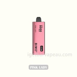BIMO 8000 Puffs Pink Lady A Sweet and Tart Raspberry Lemonade