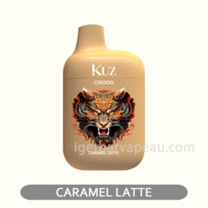 KUZ C6000 PUFFS Caramel Latte Indulge in creamy caramel latte bliss