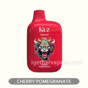 KUZ C6000 PUFFS Cherry Pomegranate A burst of cherry-pomegranate magic