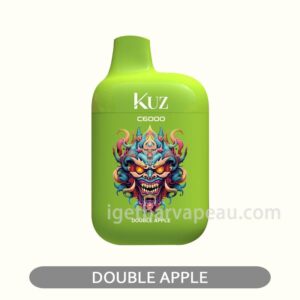 KUZ C6000 PUFFS Double Apple Double the apple fun in every puff