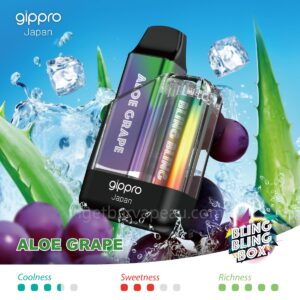 Gippro 8000 Aloe Grape: A Refreshing Vape Flavor for Every Occasion