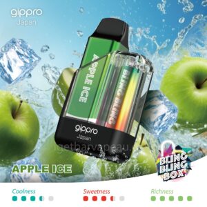 Gippro 8000 Apple Ice: Experience the Cool and Crisp Apple Flavor