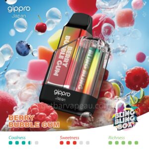 Gippro 8000 Berry Bubble Gum: A Sweet Berry Twist in Every Puff