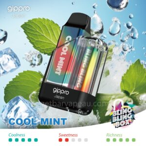 Gippro 8000 Cool Mint: A Fresh and Invigorating Minty Vape Experience