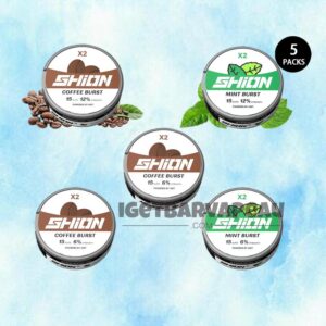 IGET Shion X2 Nicotine Pouch Bundle (5PCS)