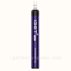 Long Lasting IGET Plus Vape 1200+ Puffs Raspberry Ice