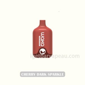 WAKA Smash 6000 Cherry Dark Sparkle - A rich cherry flavor with a sparkling finish